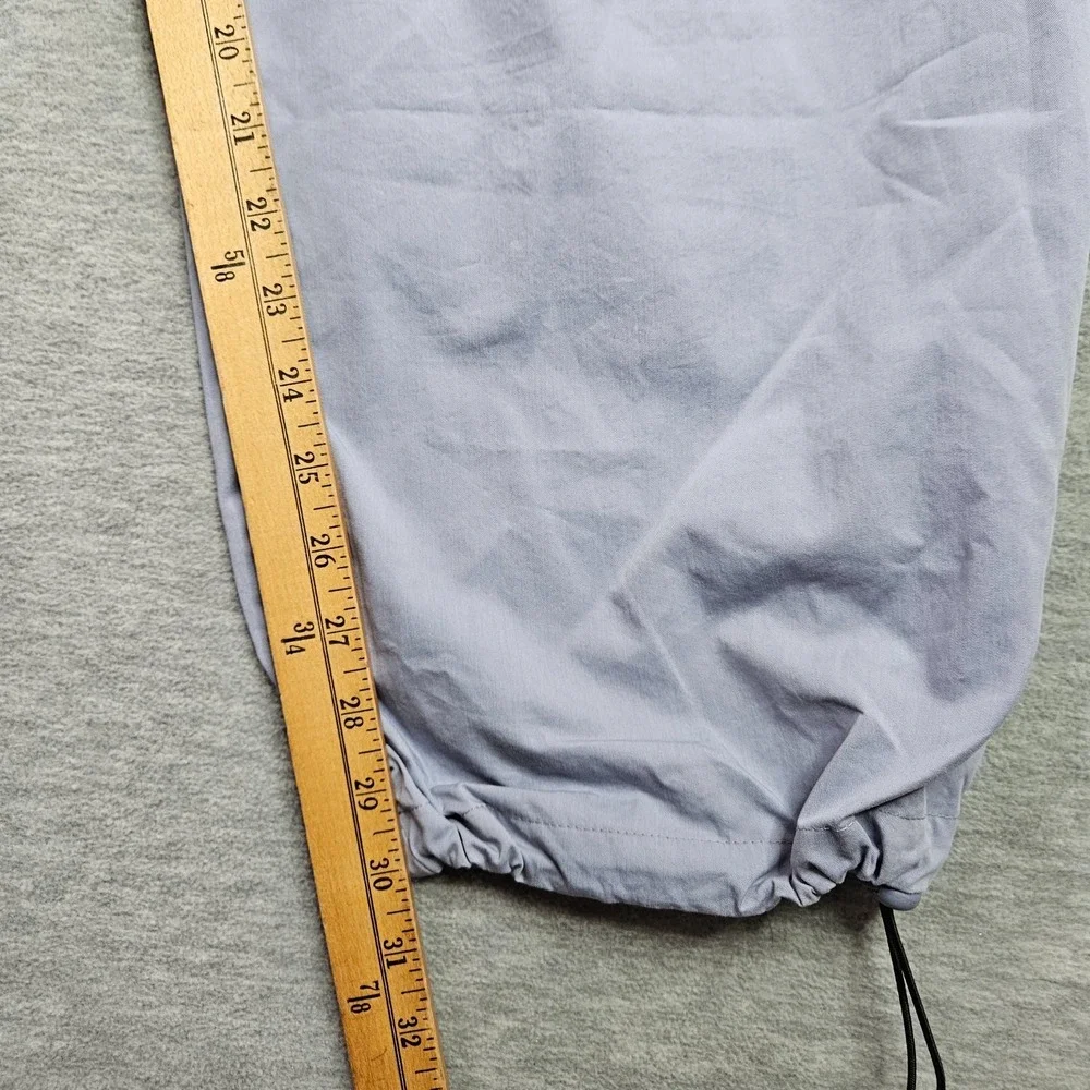 True Religion Mens Cargo Parachute Pants Lavender Wide Leg Utility Size M NWT